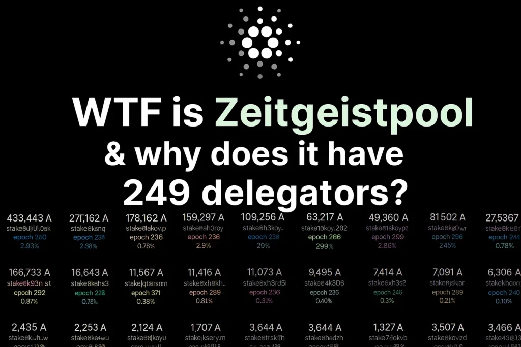 ZEITGEIST Cardano Single Pool ZEIT